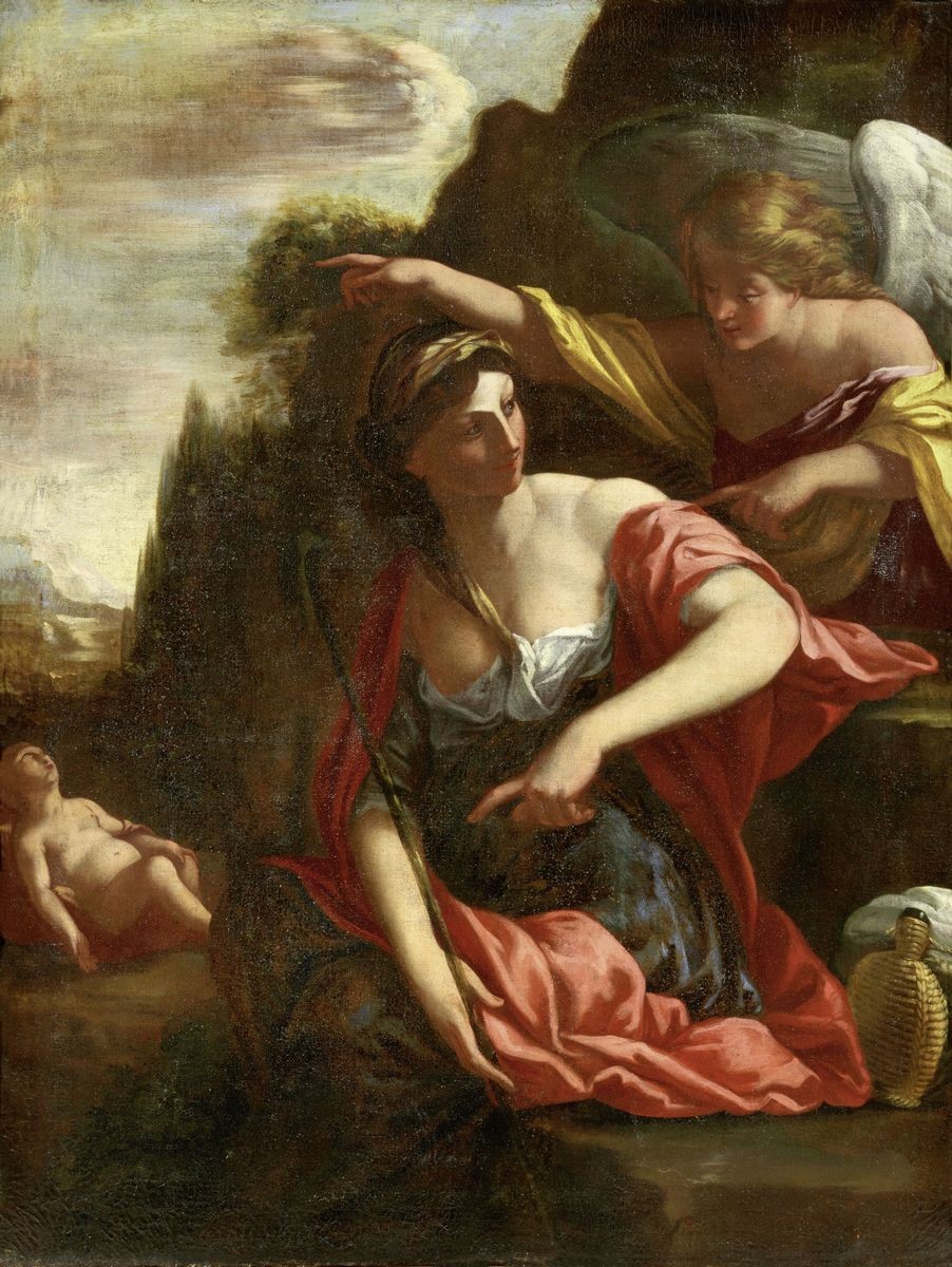 Pietro Paolini (ambito Di) - «susanna e i Vecchioni» e «agar e L'angelo»