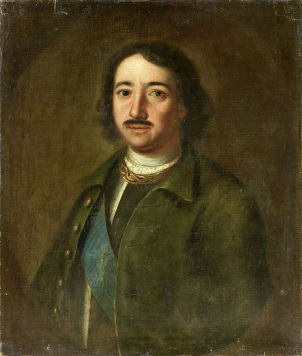 Scuola spagnola inizio del XVIII secolo : Ritratto di militare  - Olio su tela - Auction IMPORTANT OLD MASTERS PAINTINGS - I - Casa d'aste Farsettiarte