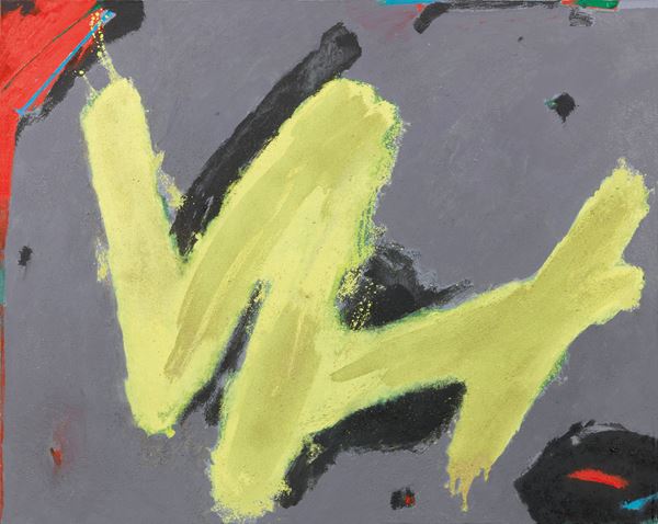 Walter Fusi : La lunga estate  - Olio e tecnica mista su tela - Asta PARADE V - Arte Contemporanea - Casa d'aste Farsettiarte