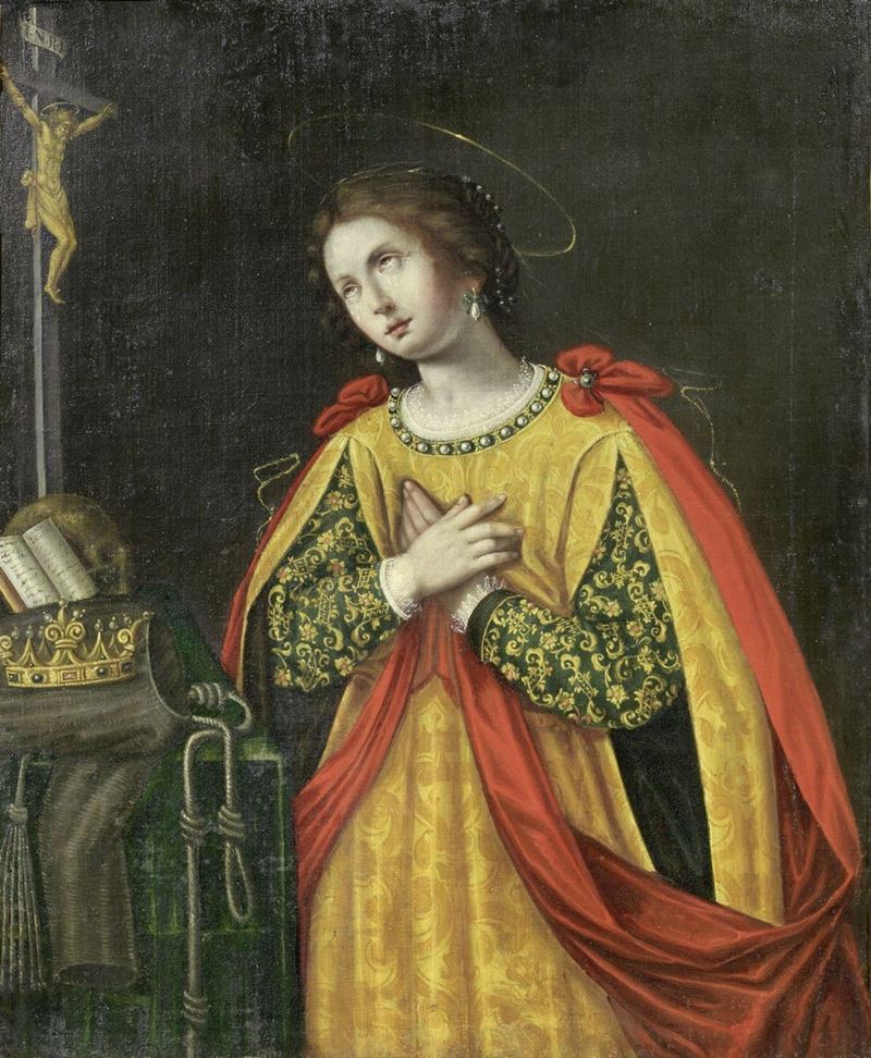 Scuola Toscana del XVII Secolo - Santa Caterina di Alessandria