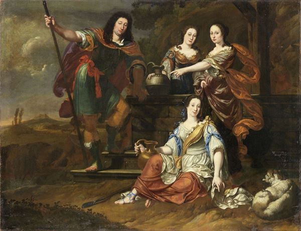 Jan Breecker - Mosè difende le figlie di Jetro