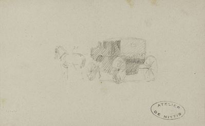 Studio di Carrozza con Cavallo