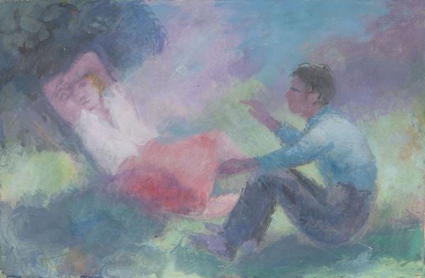 Quinto Martini - Figure in scena campestre