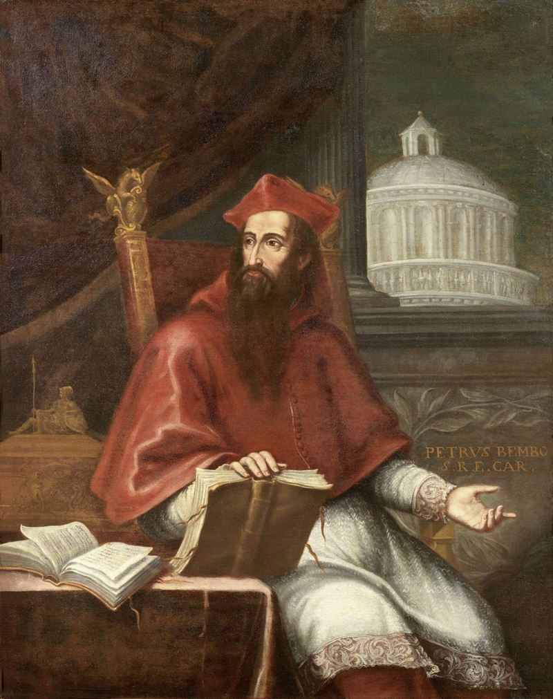 Scuola Veneta del XVII Secolo - Ritratto del Cardinale Pietro Bembo