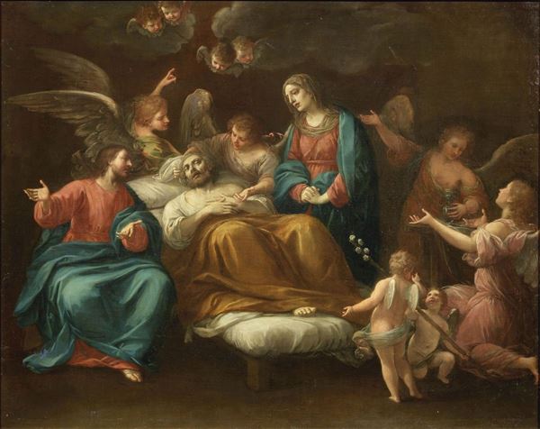 Giovan Gioseffo Dal Sole (attr. a) - Transito di San Giuseppe