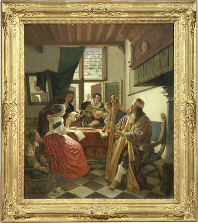 Interno con Concertisti