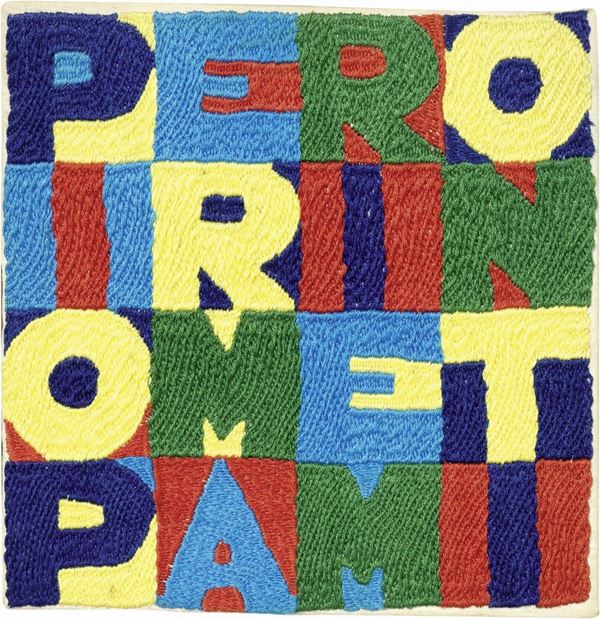 Alighiero Boetti - Pio per mari e per monti