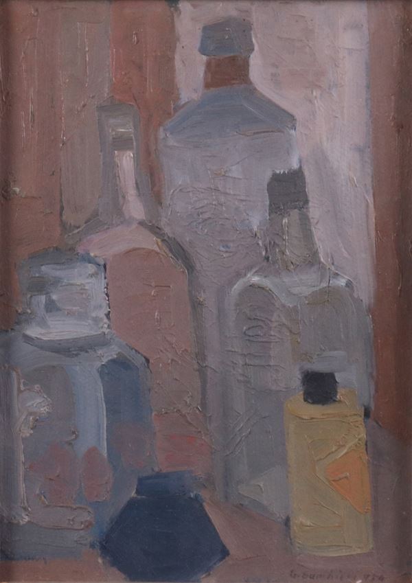 Giuseppe Banchieri : Natura morta  (1954)  - Olio su tela - Auction CONTEMPORARY ART - I - Casa d'aste Farsettiarte