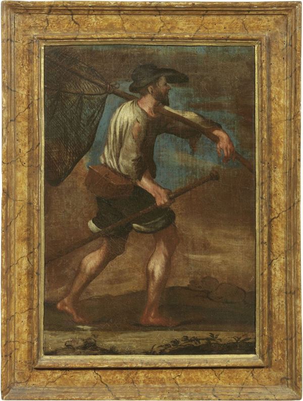 Scuola emiliana fine XVIII secolo - «Pescatore» e «Portatore d'acqua»