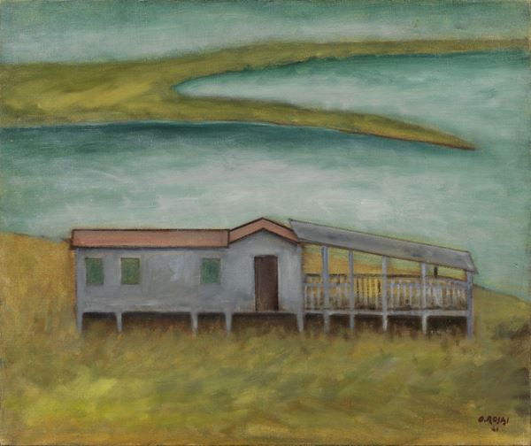 Ottone Rosai : Cabine  (1941)  - Olio su tela - Auction MODERN ART - II - Casa d'aste Farsettiarte