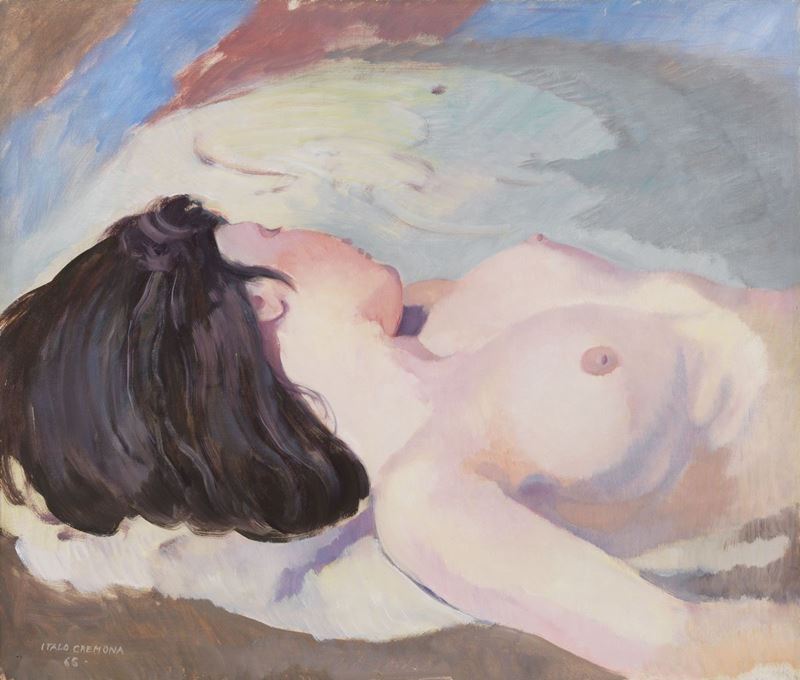 Italo Cremona - Figura Sdraiata