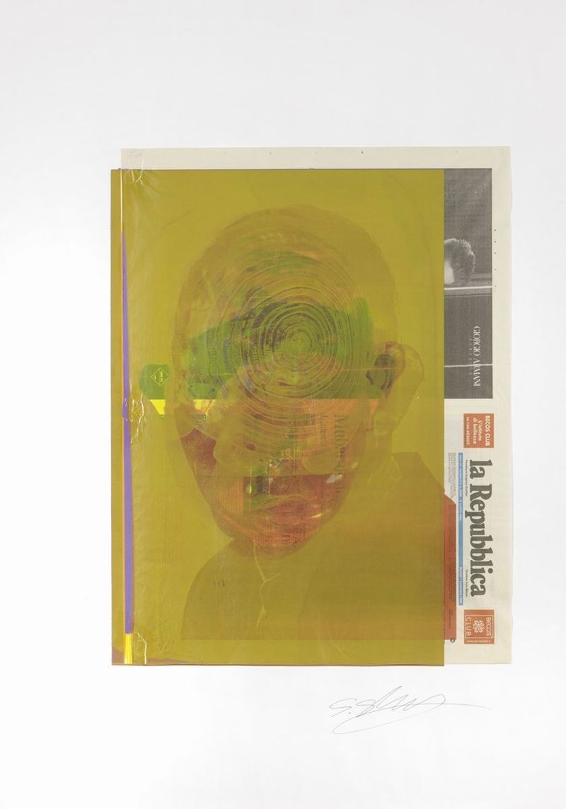 Shozo Shimamoto - Senza Titolo