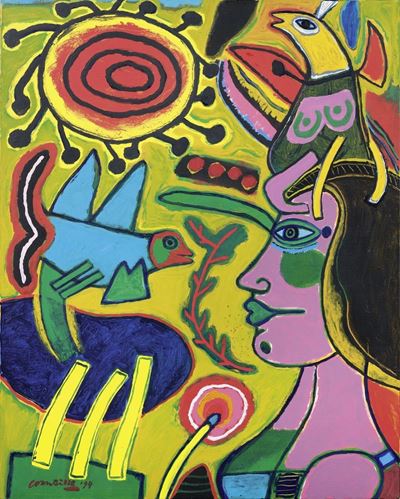 Profil De Femme Au Colur De L'eté