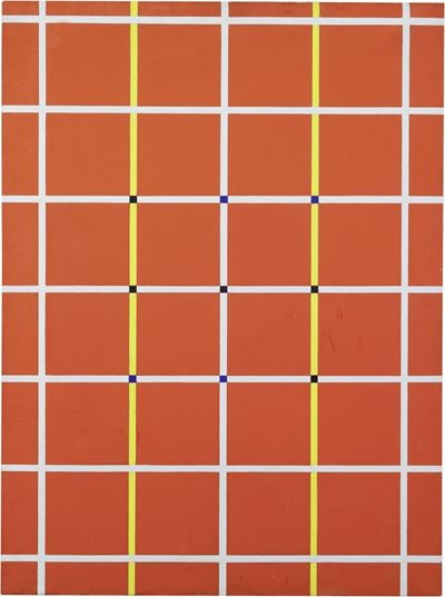 Composizione N. 14 Rosso + Giallo