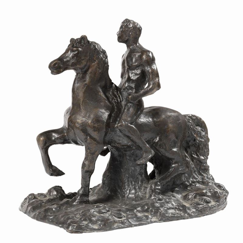Giorgio De Chirico - Cavallo e Cavaliere (dioscuro)