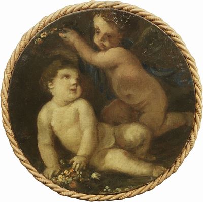 Sei Tondi Raffiguranti «giochi di Puttini»