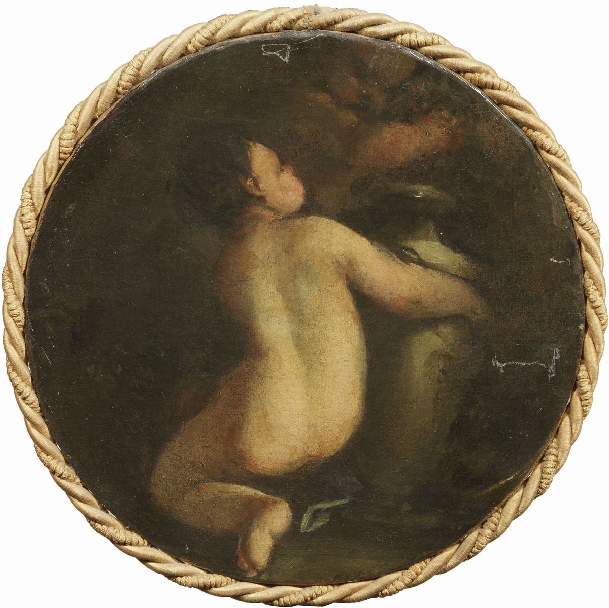 Giacomo Parolini (attr. A) - Sei Tondi Raffiguranti «giochi di Puttini»