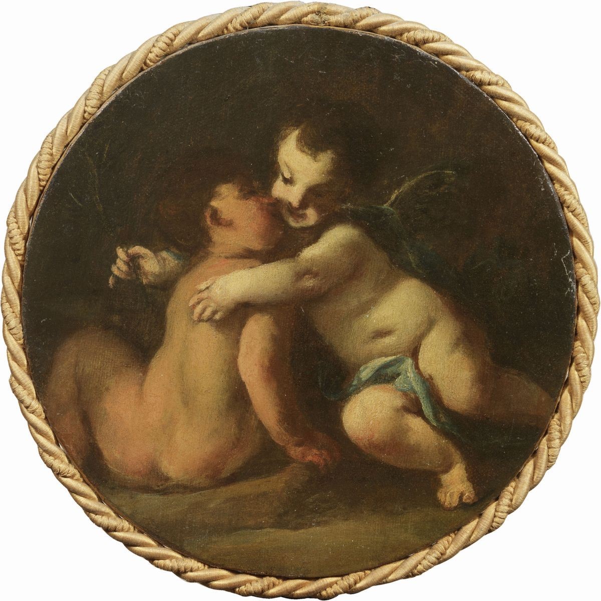 Giacomo Parolini (attr. A) - Sei Tondi Raffiguranti «giochi di Puttini»