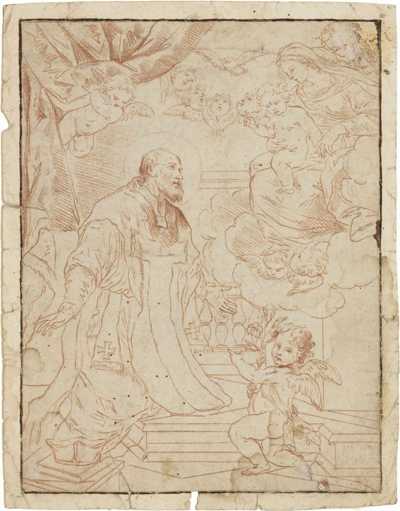 Scuola Emiliana del XVII Secolo - San Filippo Neri