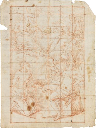 Assunzione di Due Santi con San Gerolamo Penitente e San Sebastiano