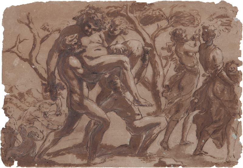 Domenico Mona (attr. A) - Corteo di Sileno Ebbro