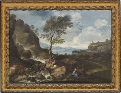 Paesaggio con Gesù Tentato dal Demonio