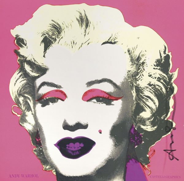Andy Warhol : Marilyn  - Biglietto d'invito - Auction CONTEMPORARY ART - I - Casa d'aste Farsettiarte