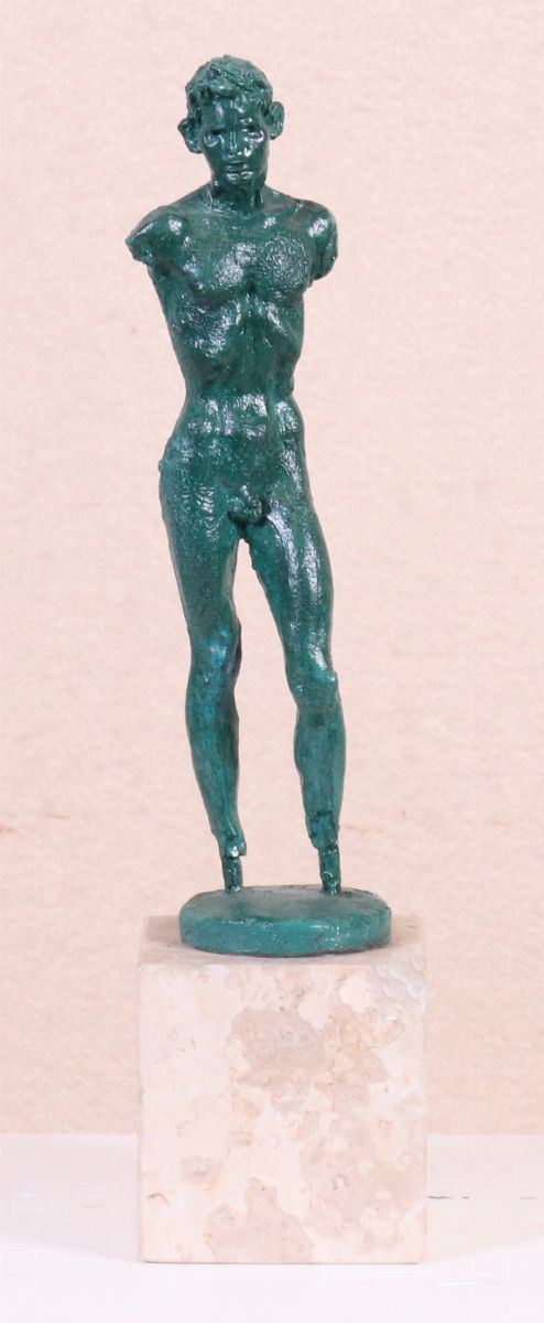 Francesco Messina : Efebo di Erice  - Scultura in bronzo, multiplo, es. XIII/XXX - Auction CONTEMPORARY ART - I - Casa d'aste Farsettiarte