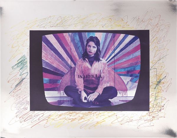 Franco Angeli : Isabella  - Litografia a colori, es. 385/500 - Asta ARTE CONTEMPORANEA - I - Casa d'aste Farsettiarte