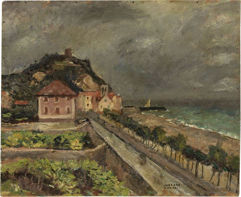 Cesare Maggi - Pioggia a Varigotti