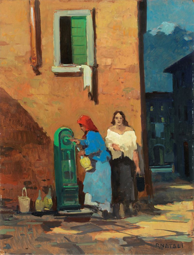 Renato Natali - Donne alla Fontana