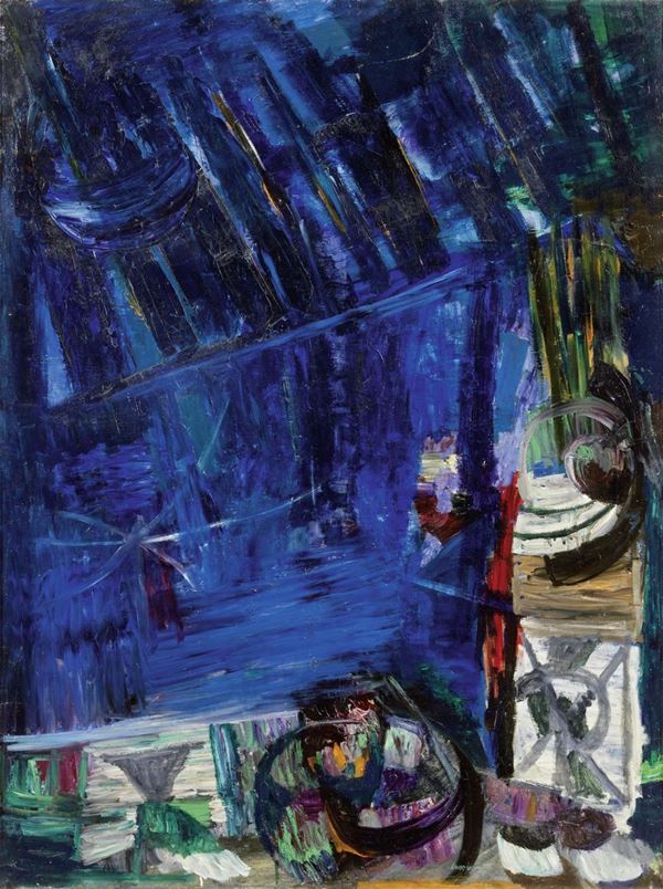 Bruno Cassinari : Mare  ((1960))  - Olio su tela - Auction MODERN ART - II - Casa d'aste Farsettiarte