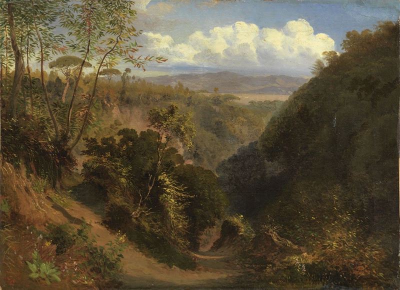 Antonio Sminck Van Pitloo (attr. A) - Paesaggio
