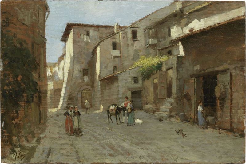 Teofilo Patini - Strada di Paese