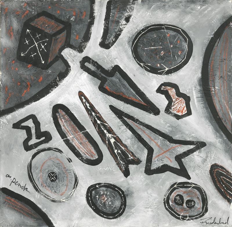 A.r. Penck e Frank Breidenbruch - Senza Titolo