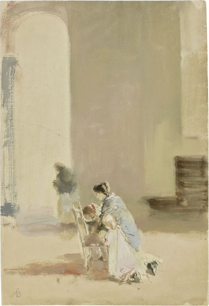 Mosè Bianchi - In Preghiera