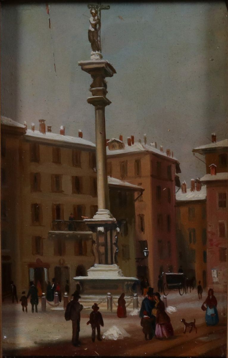 Ignoto Fine XIX Secolo - Milano, Veduta del Verziere