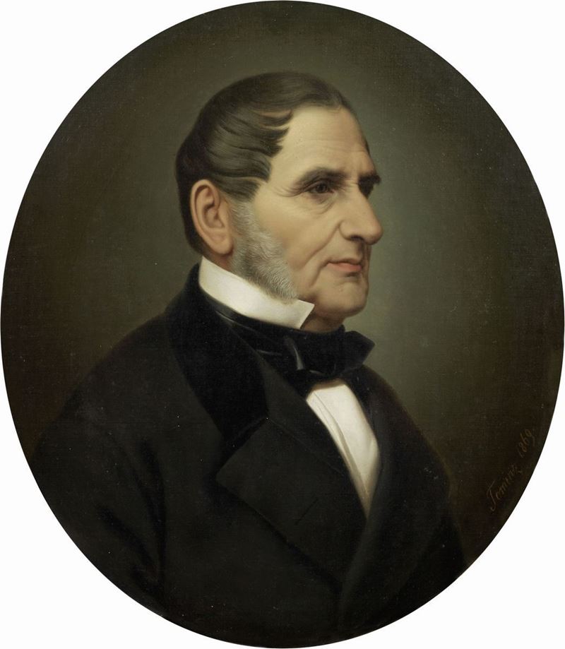 Augusto Tominz - Ritratto di Gentiluomo
