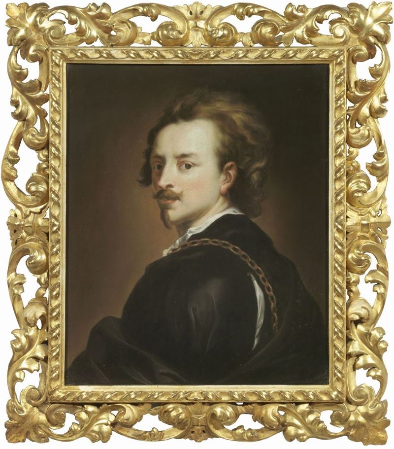 Scuola Fiamminga del XVIII Secolo - Ritratto di Anton Van Dyck