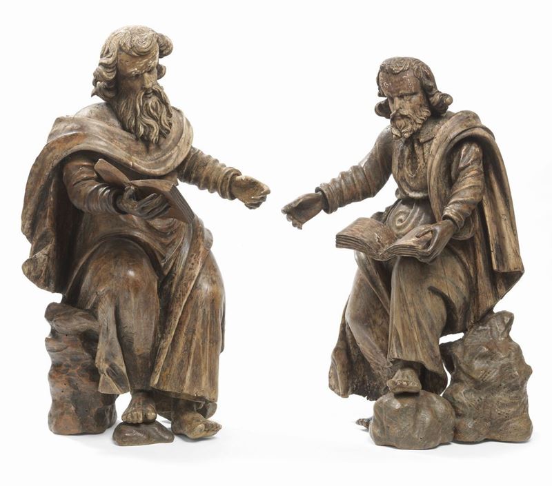 Scuola Tedesca Fine XVII Secolo - Due Apostoli