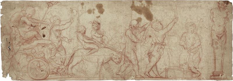 Scuola Emiliana del XVII Secolo - Corteo di Putti