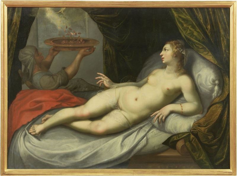 Jacob De Backer (attr. A) - Danae