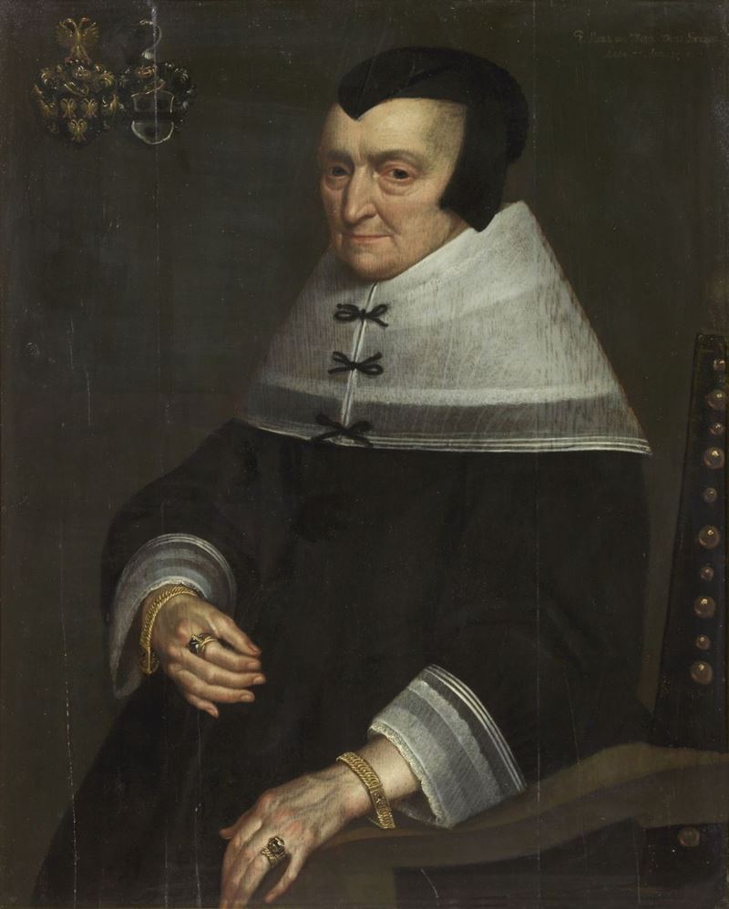 Scuola Fiamminga del XVII Secolo - Ritratto di Anna Von Megen