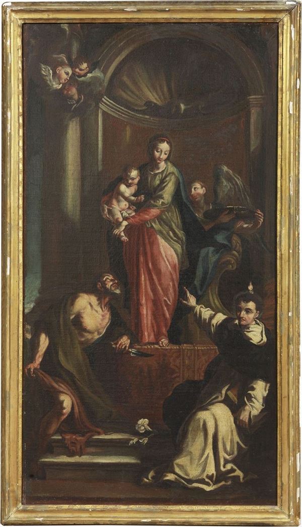 Giambettino Cignaroli - Madonna col Bambino e Santi