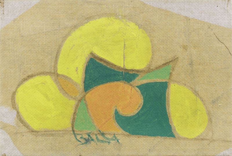 Giacomo Balla - Motivo Floreale per Ricamo