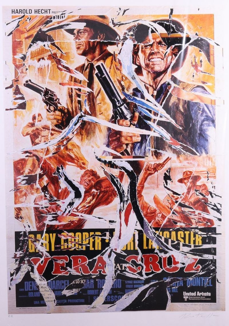 Mimmo Rotella - «vera Cruz» e «ombre Rosse»