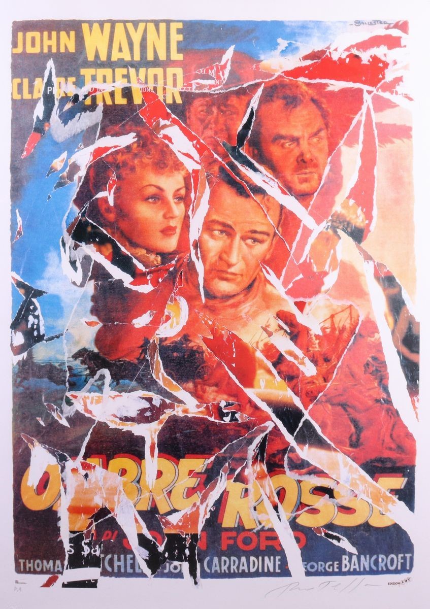 Mimmo Rotella - «vera Cruz» e «ombre Rosse»