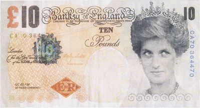 DI-faced Tenners (banksy Of England)