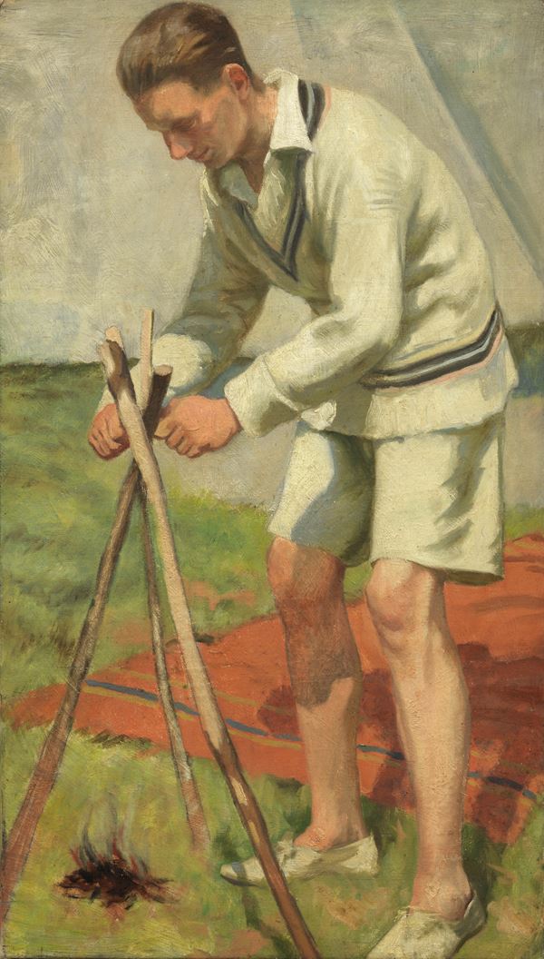 Charles H.H. Burleigh - Il campeggiatore (Autoritratto)