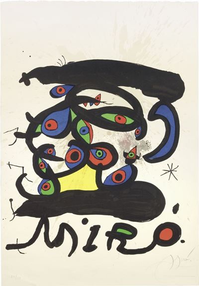 Manifesto per L'esposizione «peinture Sur Papier, Dessins»